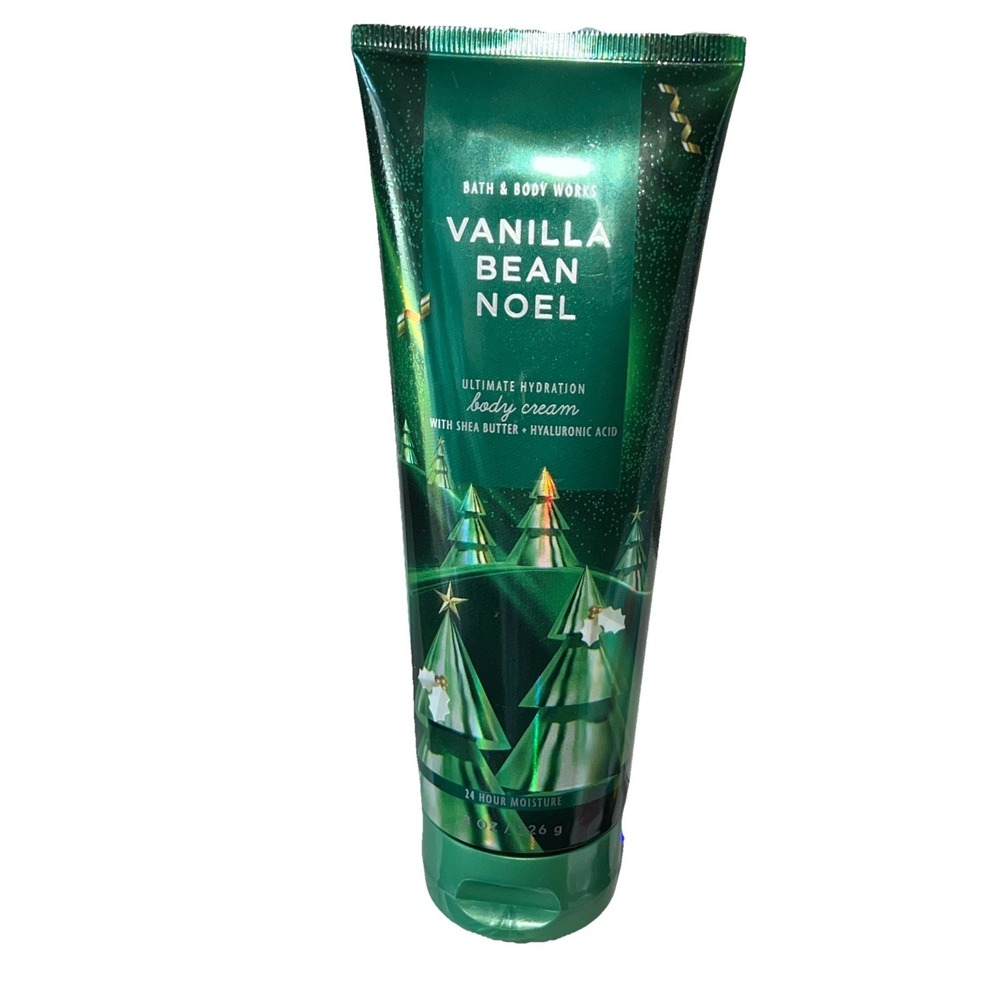 Bath & Body Works Vanilla Bean‎ Noel Ultimate Hydration Body Cream 8oz Seasonal